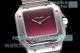AAA Replica Cartier Santos Swiss Quartz Red Dial Stainless Steel Watch (2)_th.jpg